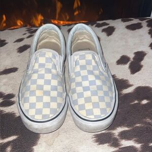 Checkered Slip-On vans
